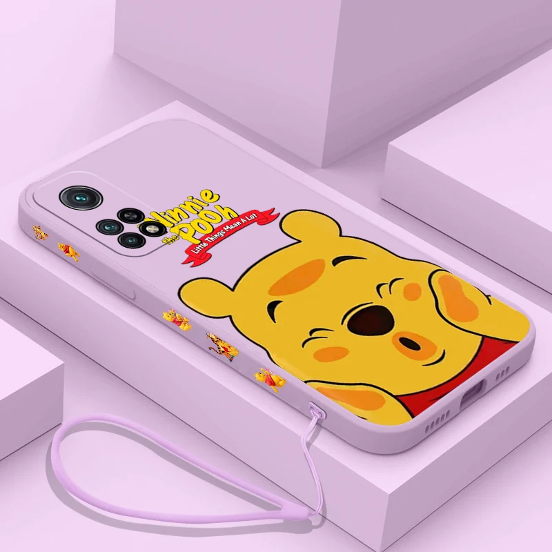 

Winnie The Pooh Tigger Phone Case For Xiaomi Redmi Note 11 10A 11T 10 10T 10S 9T 9 8 7 Pro Plus 10C 9A 4G 5G Cases With Lanyard
