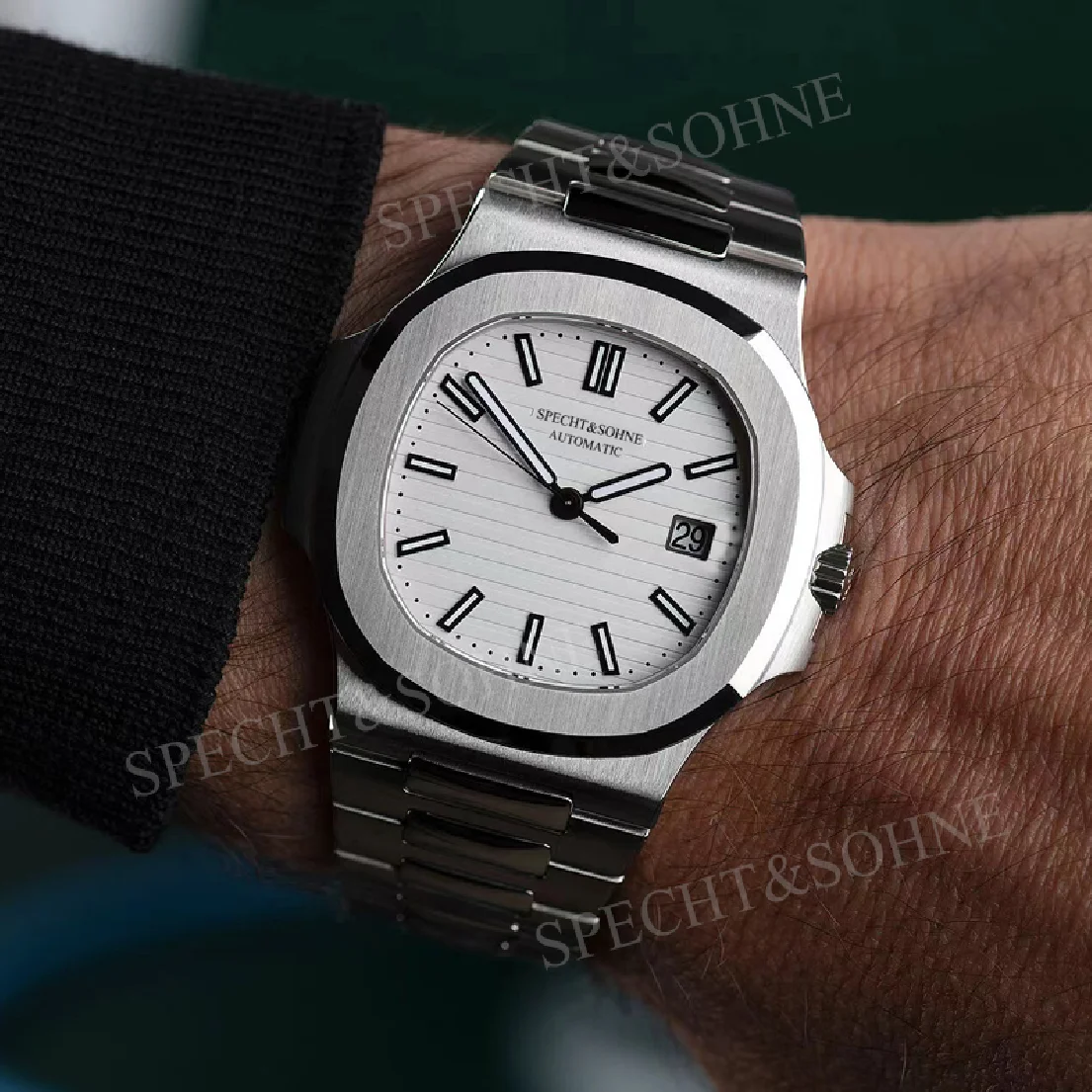 

Specht&Sohne New Arrivals Automatic Mechanical Watches For Men Luminous Dial 42MM Stainless Steel Waterproof Classic 5711 Watch