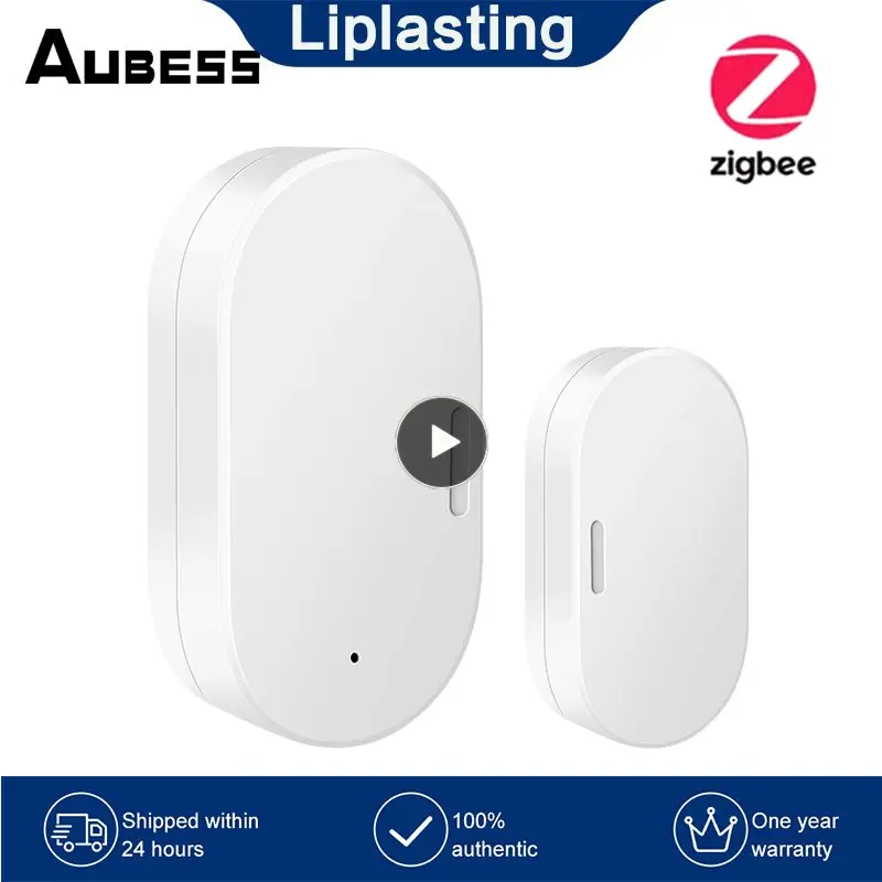 

Магнитный датчик для двери и окна, умная сигнализация в режиме реального времени для умного дома, смарт-детекторы двери Tuya, беспроводной Zigbee Alexa