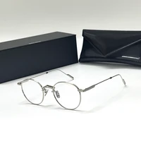 korea gentle brand solar eyawear optical retro eyeglasses alloy round frames women men reading myopia prescription glasses