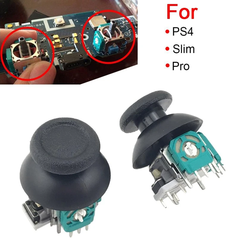 Ручка 3D джойстика для большого пальца левый и правый рокер PS4/PS4Slim/Pro замена рокера
