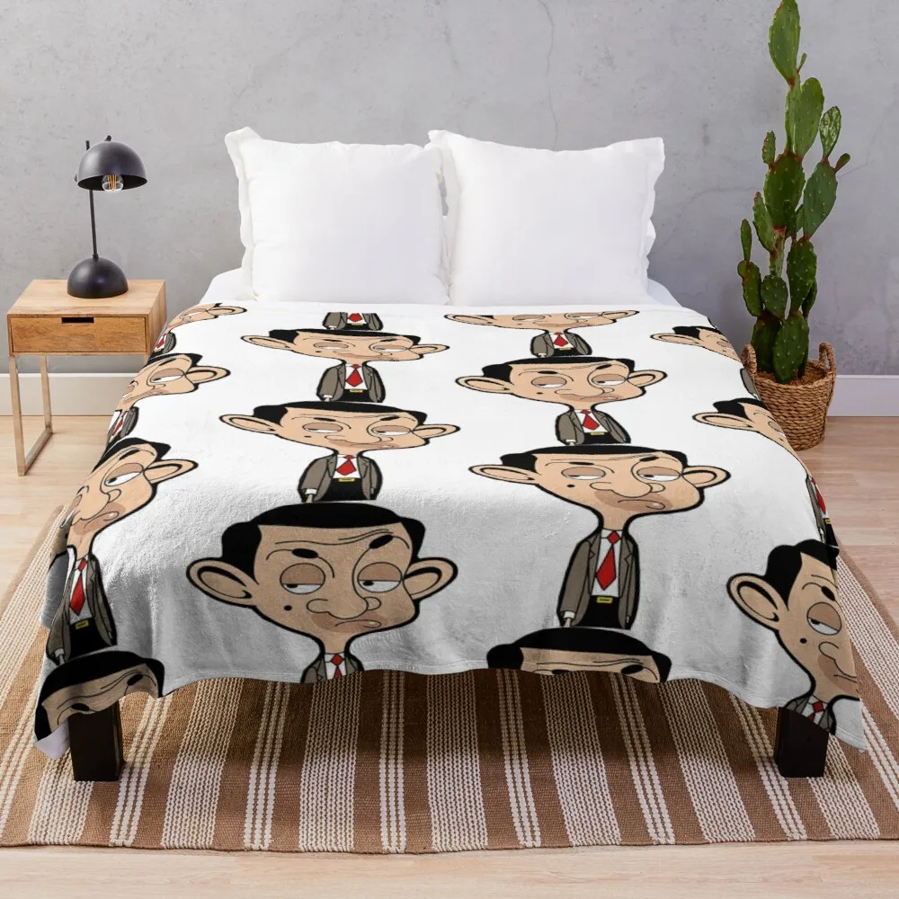 

Mr Bean Funny Throw Blanket Decorative Bed Blankets