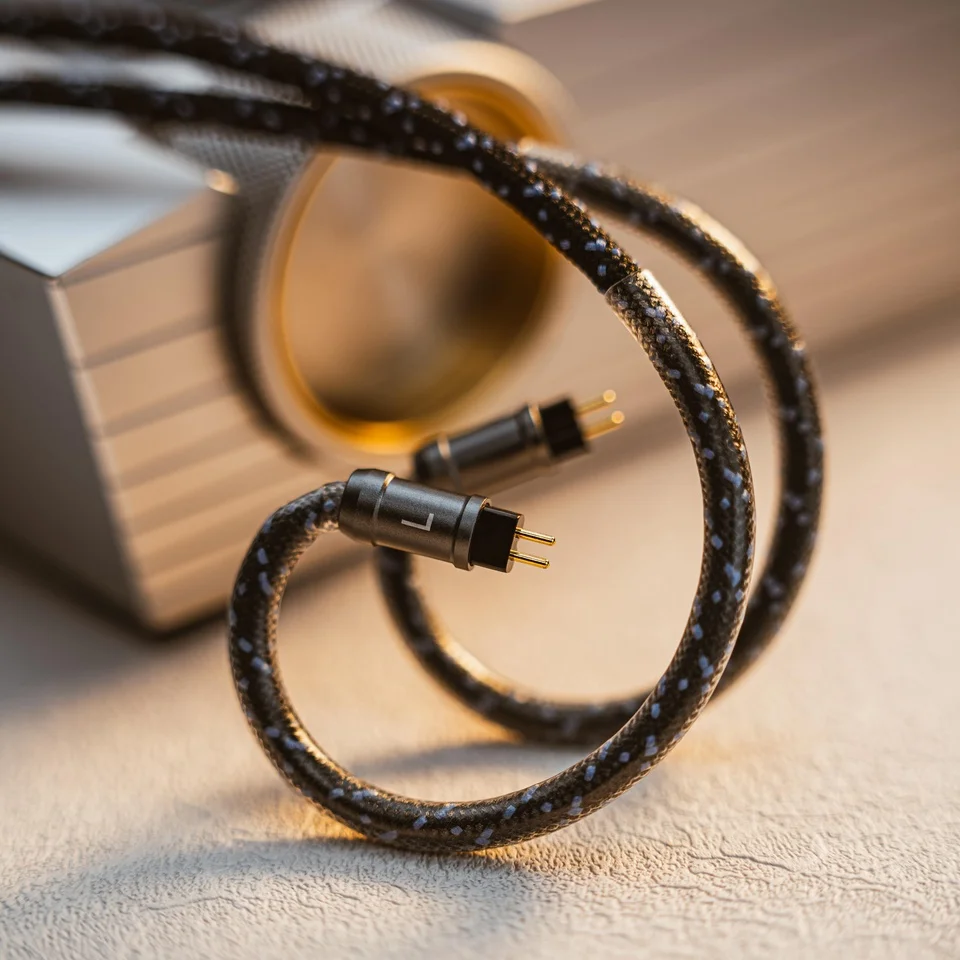 Фото ALD Vectron AUDIO LAB DESIGN Кабель IEM HiFi, изготовленный FlashAcoustics для Kaguya Bravery MOONDROP DaVinci №5