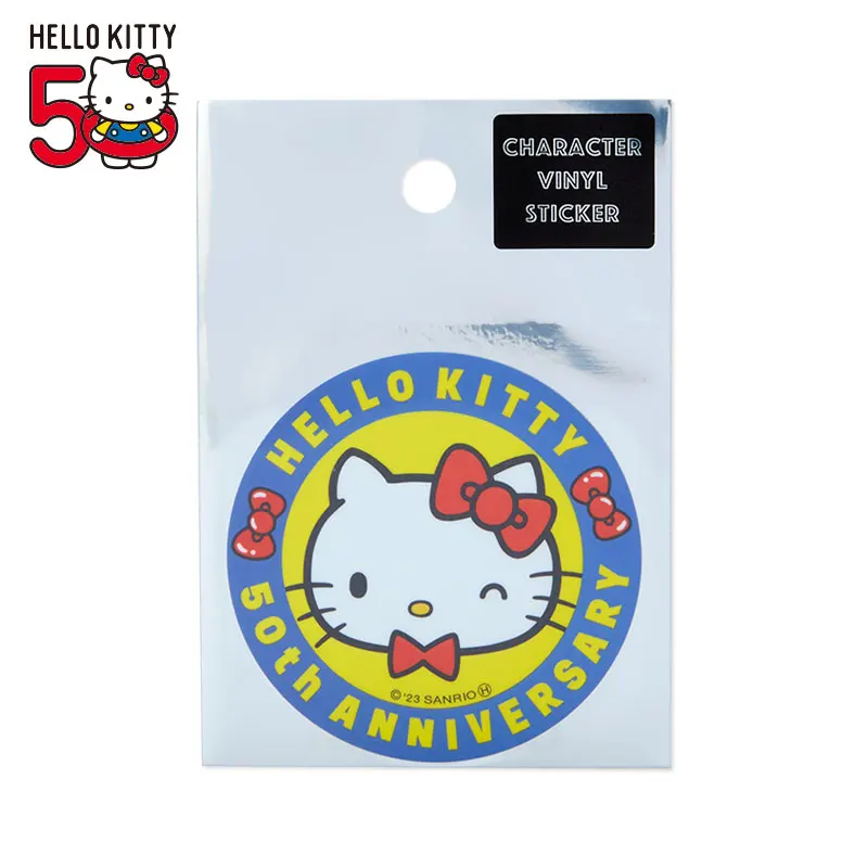 Japan Sanrio Kitty 50Th юбилейные наклейки Hangyodon Badtz-Maru записная книжка с водяной чашкой