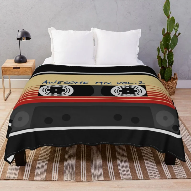 

Cassette Retro Thick blankets Flannel Winter Multi-fuion Throw Blanket for Bedding Sofa Travel Office