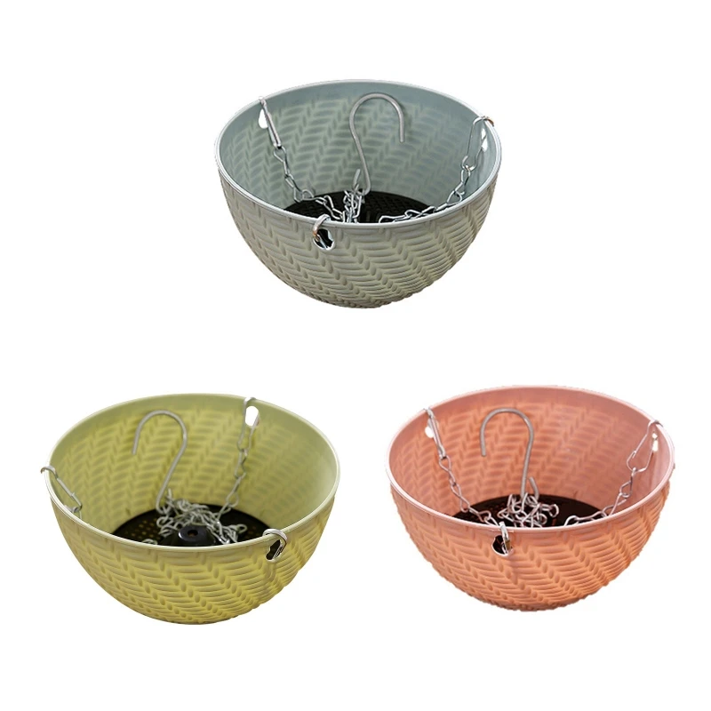 

Plants Hanger Wide Opening 5.9x3.5in Garden Balcony Decorative Hanging Basket