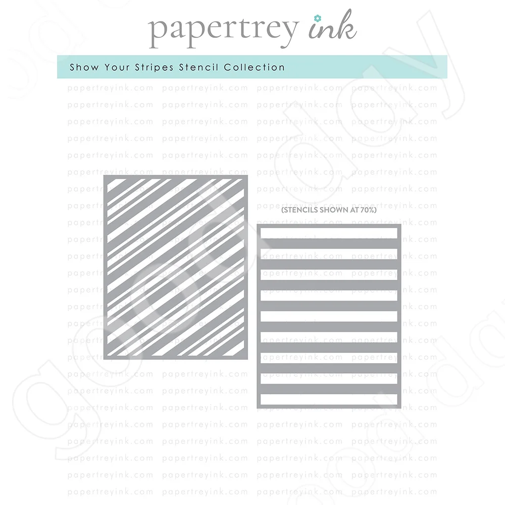 

2022 New Show Your Stripes Layered Production Stencil Scrapbook Diary Decoration Embossing Template Diy Greeting Card Handmade
