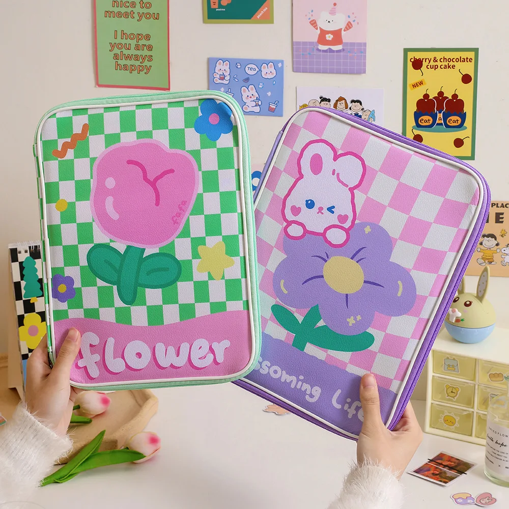 

Cartoon Laptop Bag for IPad 10.2 10.5 Air/pro Soft Tablet Case for Ipad Pro 11 Air4 Mi Pad 5 Liner Bag Storage Pouch Ins Case