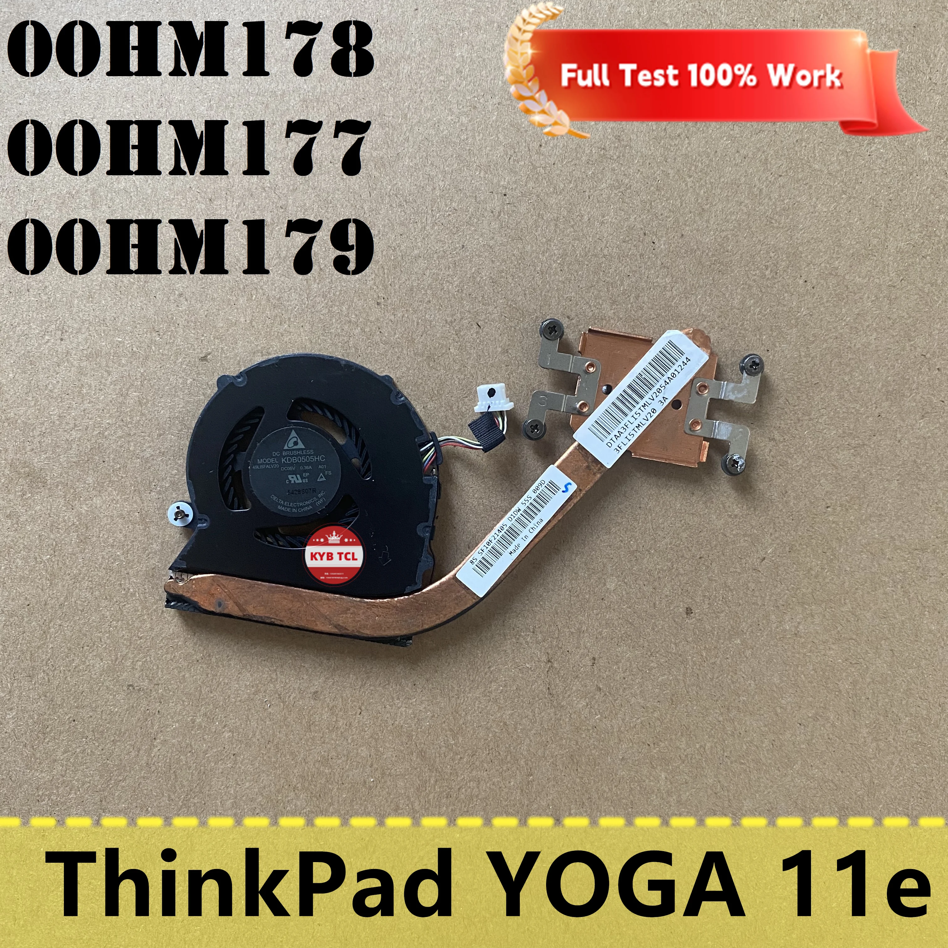 

Охлаждающий вентилятор ноутбука CPU + нагреватель 3FLI5TMLV00 3FLI5TMLV10 3FLI5TMLV20 Lenovo ThinkPad YOGA 11e Chromebook 00HM178 00HM177 00HM179