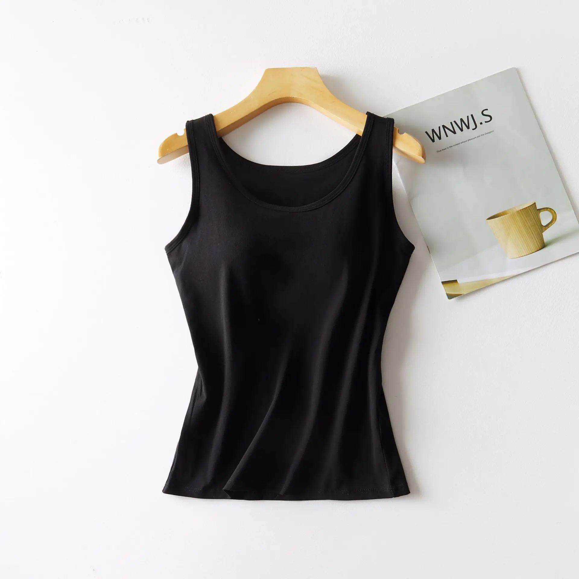 Женский сексуальный однотонный укороченный топ повседневный жилет сплошная