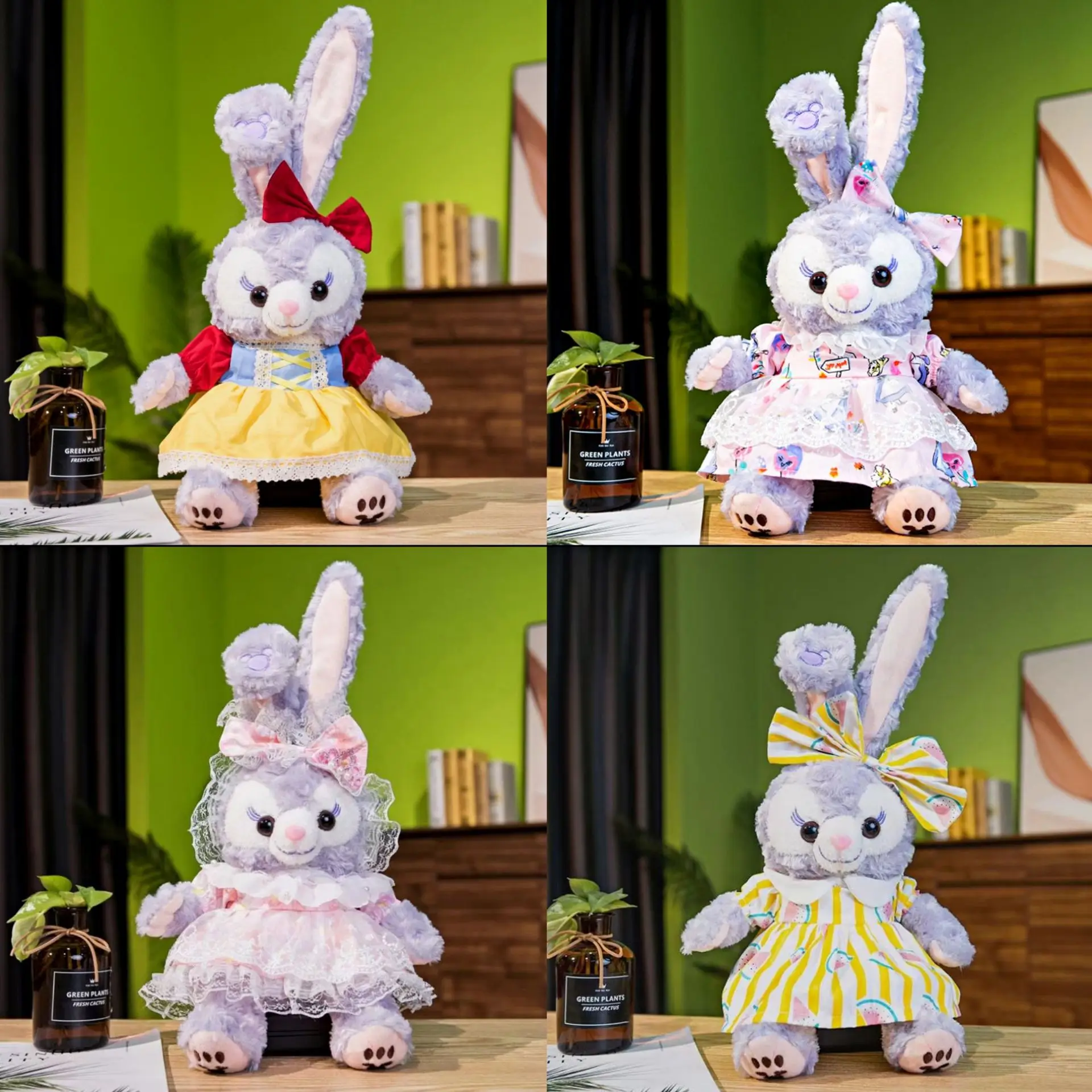

Disney Kawaii 50cm Stellalou Clothes Plush Doll Ballet Rabbit Lolita Skirt Replacement Lolita For 40cm Linabell Doll Girl Gift