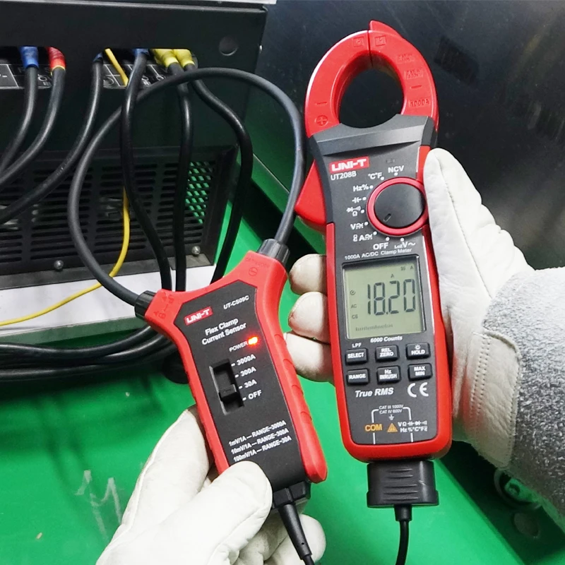 

UNI-T UT-CS09D AC Current Flexible Clamp Meter 3000A Flex Clamp Sensor Amperemeter Frequency Meter UT206B UT208B Applicable