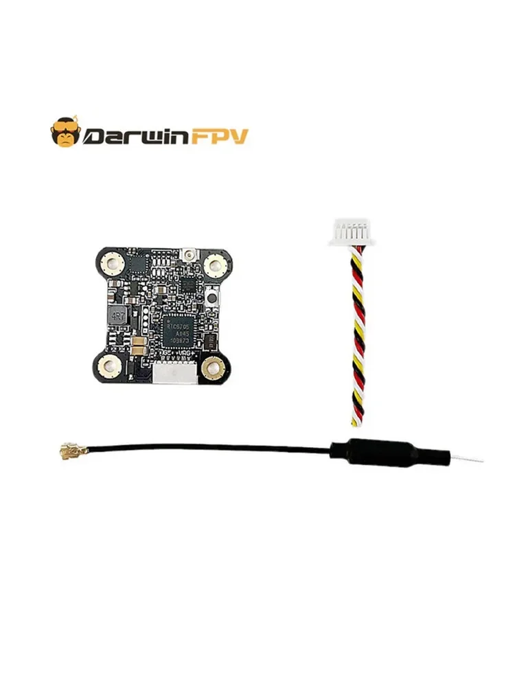 Переключаемый видео мини-передатчик DarwinFPV 5 8G 40CH 20 мм * M2 25 МВт/100 мВт/200 мВт VTX для Baby