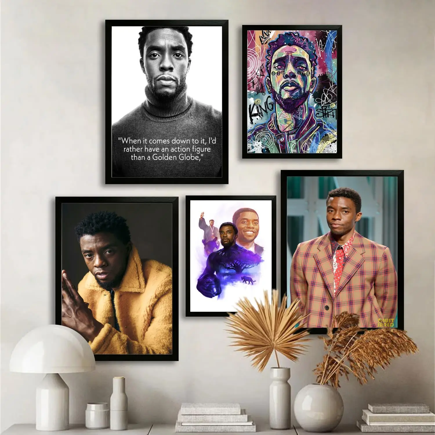 Чеадвик Боузман Холст Художественный постер и настенное искусство картина с