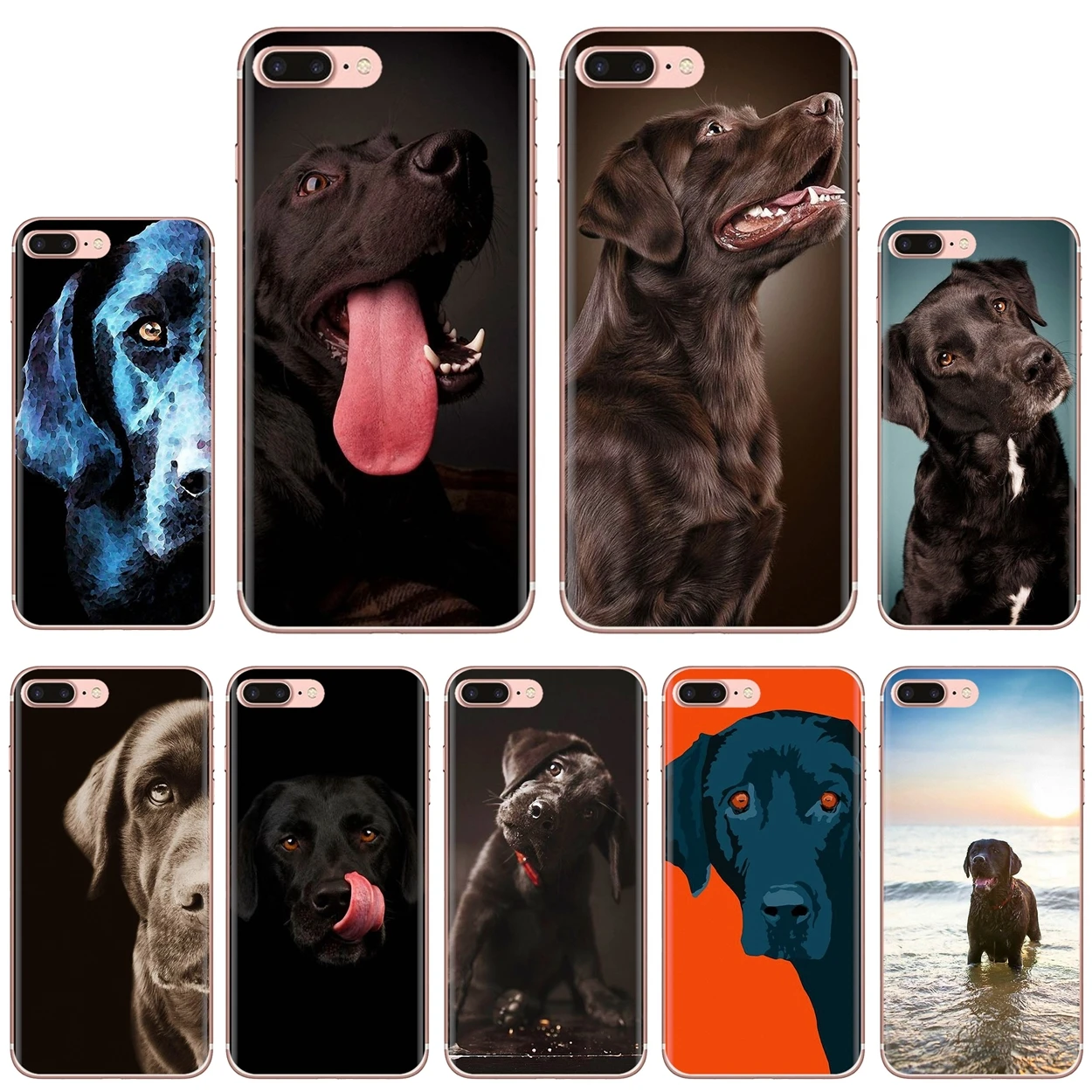 Hello Black Lab щенок Лабрадора для iPod Touch iPhone 10 11 12 Pro 4S SE 5C 6 6S 7 8 X XR XS Plus Max 2020 корпус |