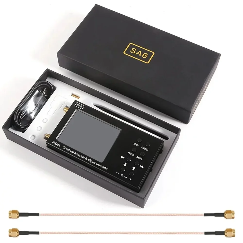 Анализатор спектра HTOOL SA6 35-6200 МГц | AliExpress