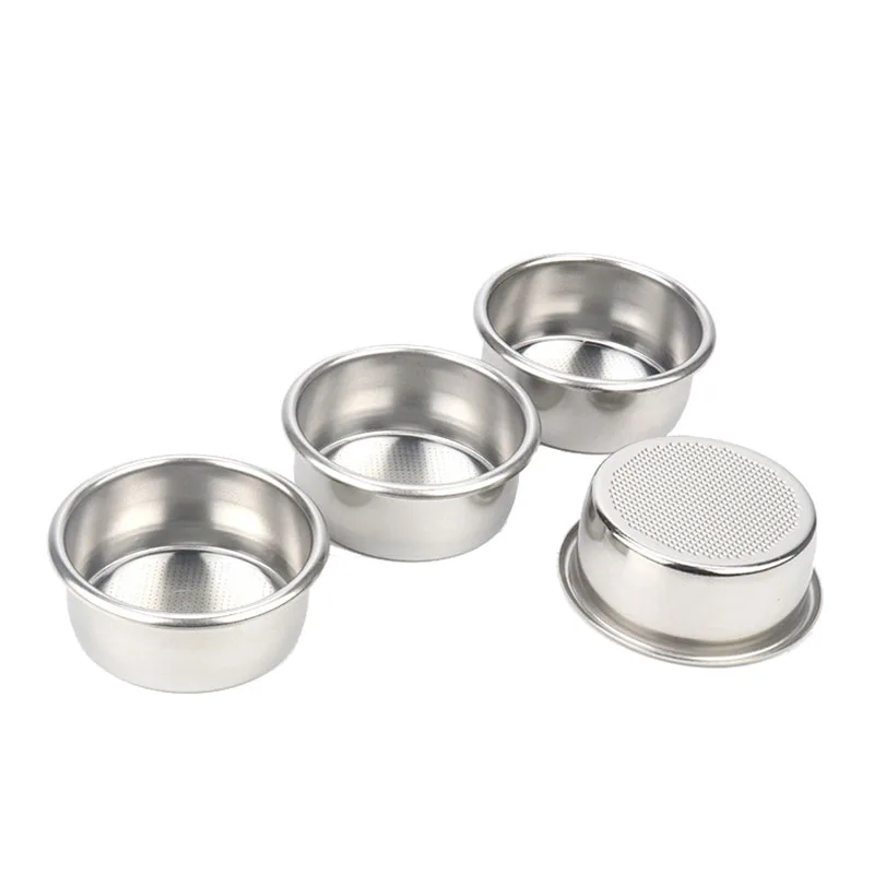 

Кофейная посуда, чашка с фильтром для кофе, чаша с порошком, корзина с серебряным фильтром высокого давления 54 мм, кухонные аксессуары из нер...