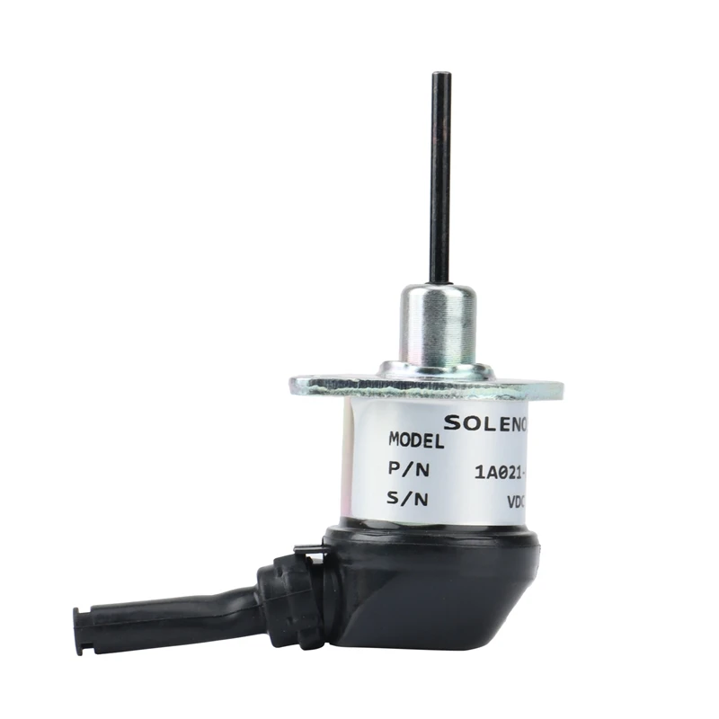 

12V Fuel Shut Off Solenoid 1A021-60017 for Kubota D1503 D1703 D1803 Tractor Mower Replace