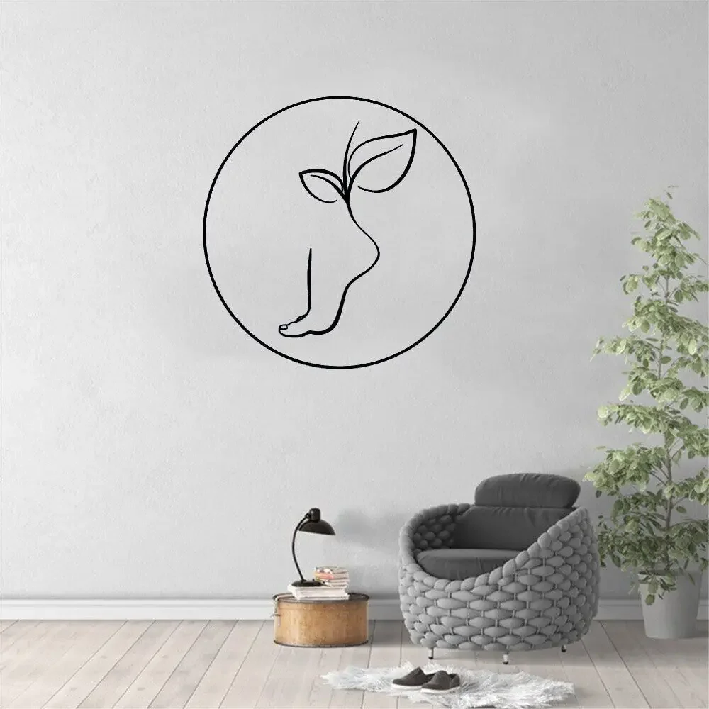 Наклейка на стену для педикюра или