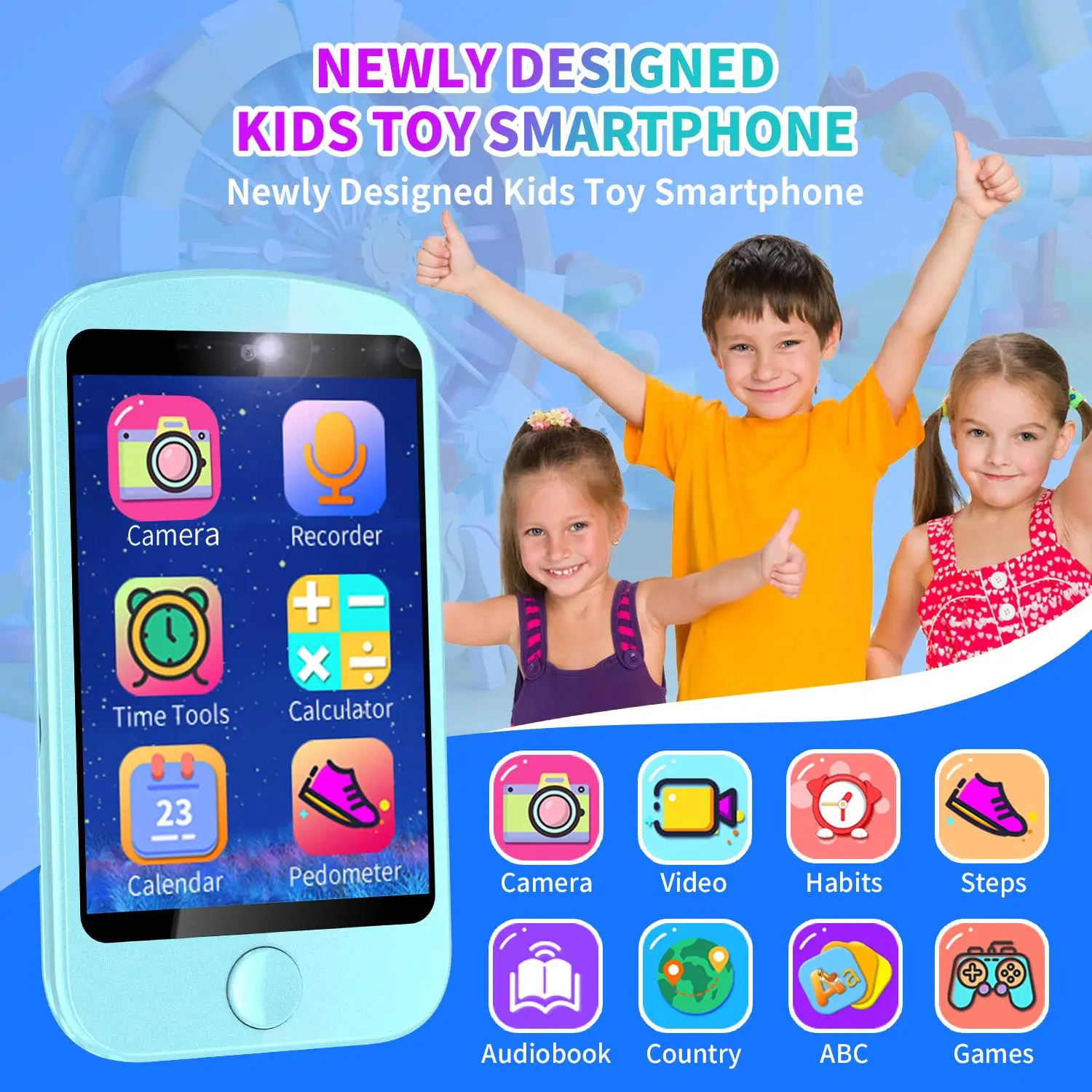 KGG Смарт-детские Часы 2G С Двумя SIM-картами Детский Телефон Изучением Английского