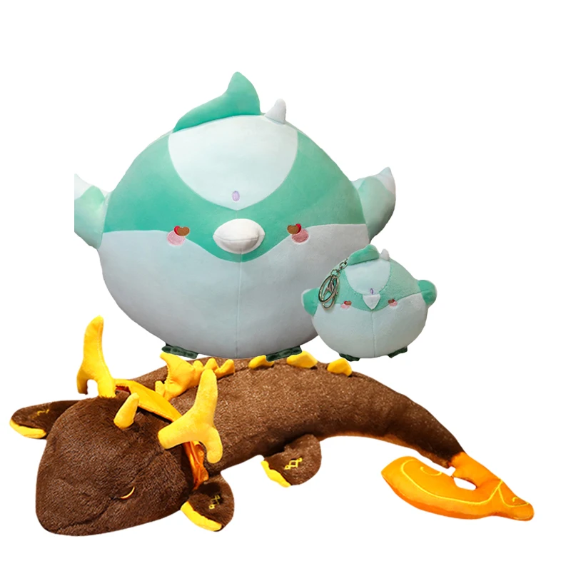 

Game Genshin Impact Alatus Xiao Peluche Toys Dragon Plush Toy Pillow Anime Cosplay Props Accessory Birthday Xmas Gift Kids Toys