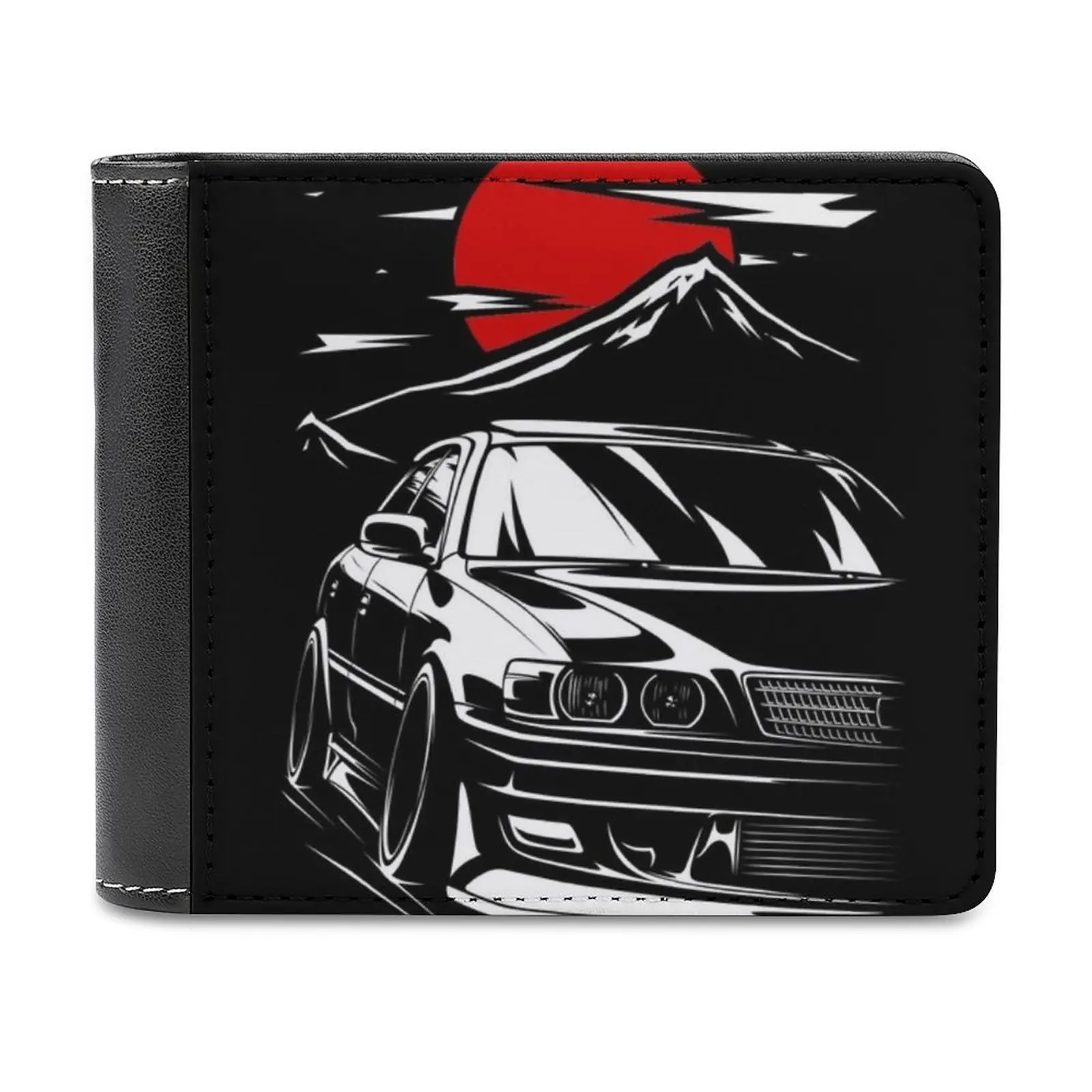 

Chaser Jzx100 Tourer V Leather Wallet Men Classic Black Purse Credit Card Holder Fashion Men's Wallet Chaser Cresta Mark 2 Ii