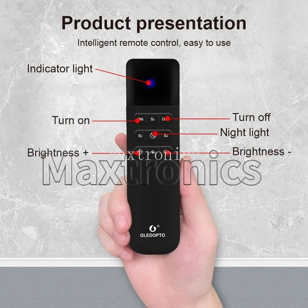 Фото Контроллер светодиодов GL-RC-002WL ESP32 Mini WLED 309WL/GL-C-310WL с динамическими музыкальными режимами для светодиодных лент WS2813, WS2815, WS2811, WS2812, SK6812 №5