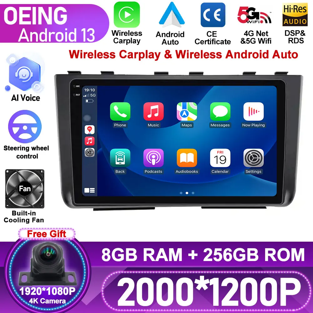 Автомобильный радиоприемник мультимедийный плеер для Hyundai Creta 2 IX25 2021