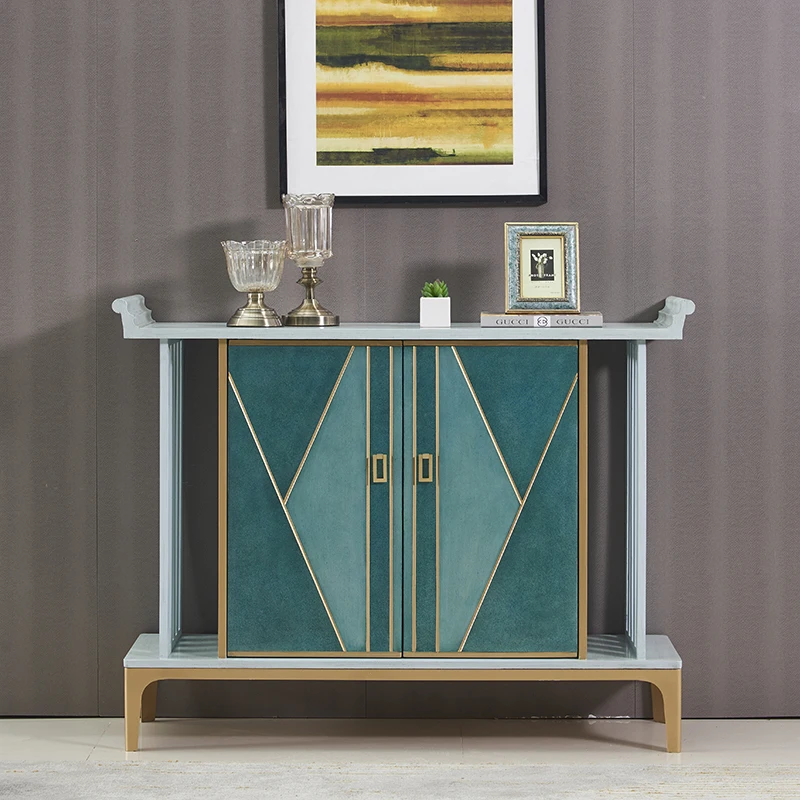 

Индивидуальный Американский светильник для прихожей, Роскошный домашний шкаф с перегородками, Современный Простой декоративный двухдверн...