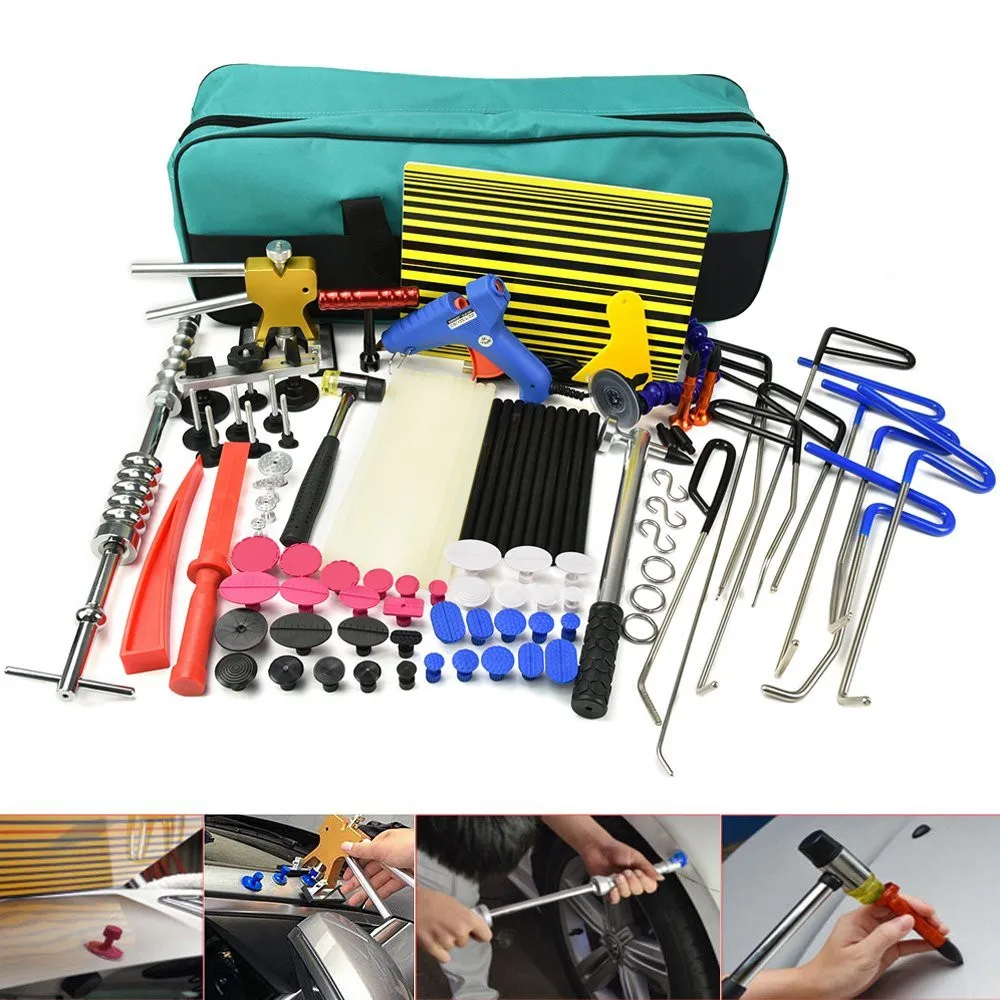 FURIX tools Rods Dent Puller Hail Damage Repair Car Dent Removal Paintless Dent Repair Tools Kit