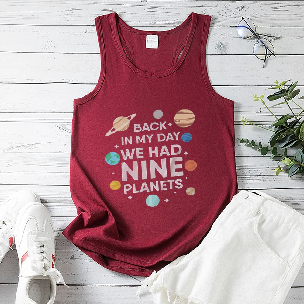 Женская летняя майка с принтом планеты Seeyoushy в мой день винтажный женский топ