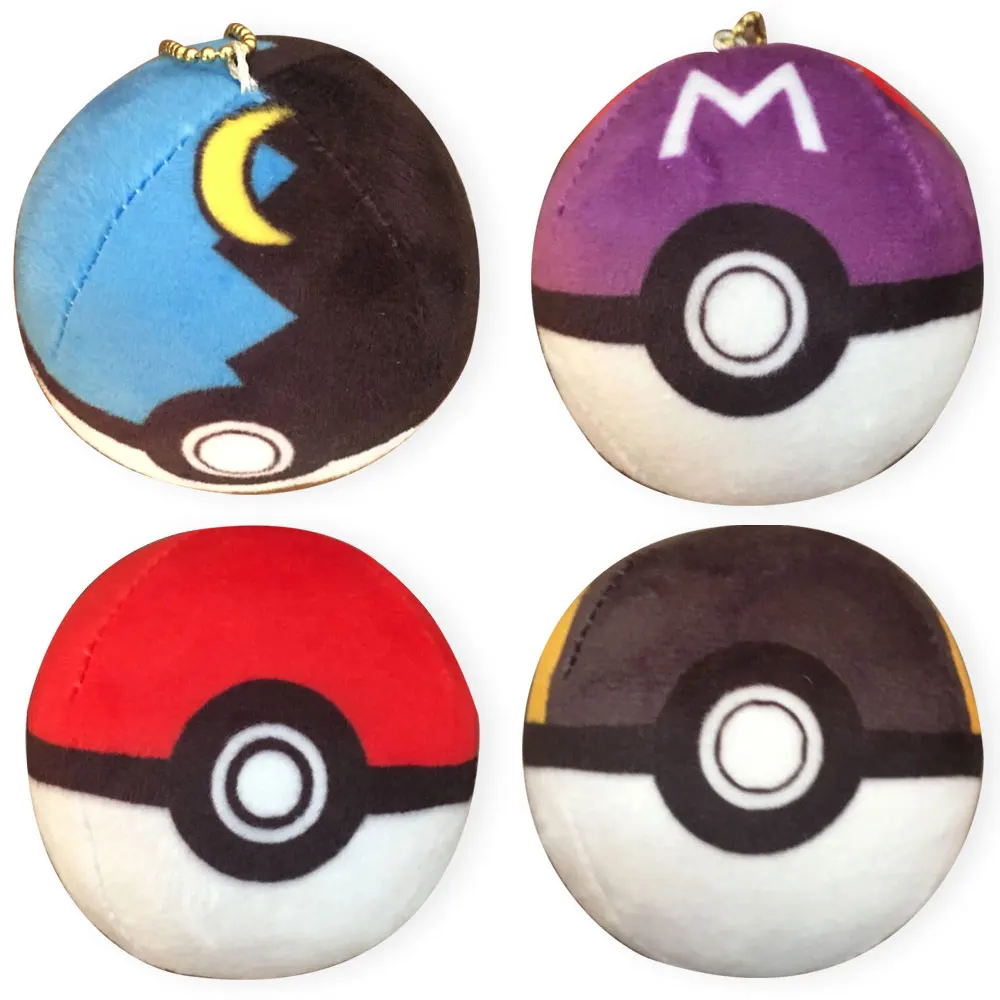 

TAKARA TOMY 5 Pcs Anime Pokemon Pokeball Toys Stuffed PP Cotton Plush Mini Doll Wholesale Soft Toys Birthday Gifts for Children