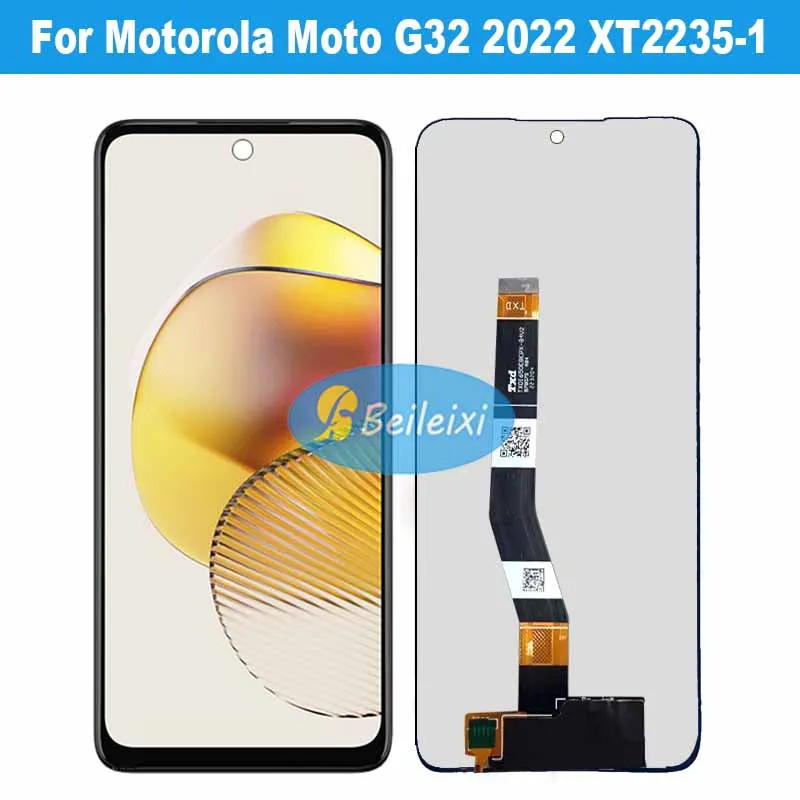 Для Motorola Moto G32 XT2235-1 XT2235-2 XT2235-3 ЖК-дисплей сенсорный экран дигитайзер в сборе для 2022