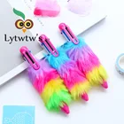 1 шт. корейский креативный милый разноцветная ручка прозрачный многофункциональный пресс цветная ручка стержень 6 ядер офисные принадлежности Школьные принадлежности