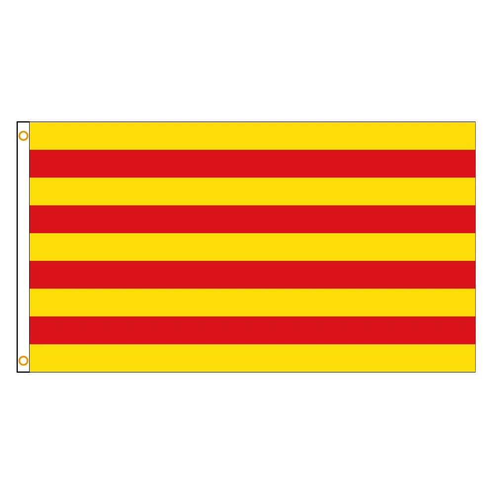Фото Dsflag 3x5 футов 90x150 см Флаг Испании, Испании, Ла-сенсенера, Каталонии №1