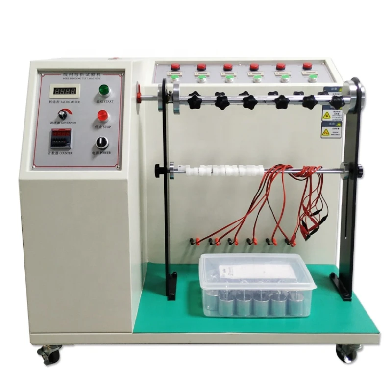 

Wire Cable Bending Tester, Wire Swing Flexing Testing Machine Power Cord Repeated Bending Durability Test Equipment