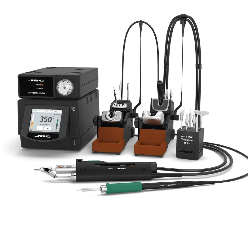 Оригинальная паяльная станция JBC DDSE-2QD 2-Tool 230 В с электродвигателем высокоточное