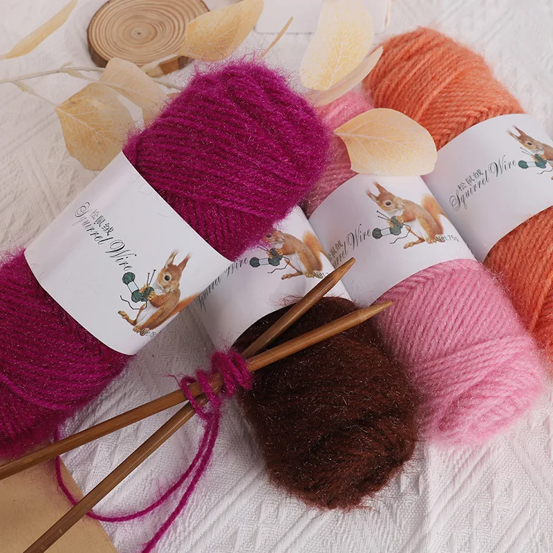 Мягкая длинная кашемировая пряжа в виде белки, 75 грамм, мелкое шерстяное Вязание вручную, косынка из шерсти, пряжа для рукоделия, для изготовления свитеров, шарфов, шляп