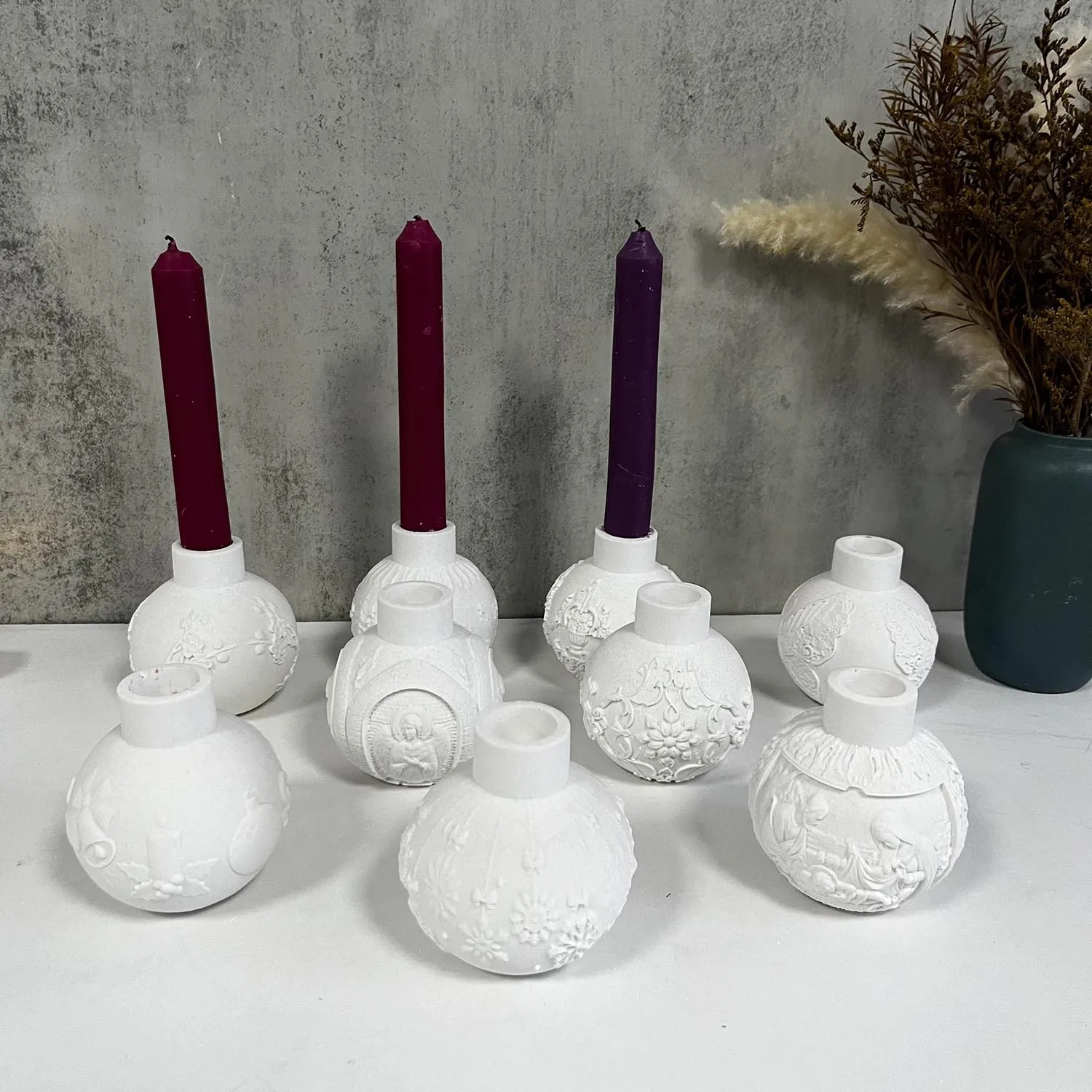 DIY Рождественский фонарь подсвечник силиконовая форма длинная бабочка Лось