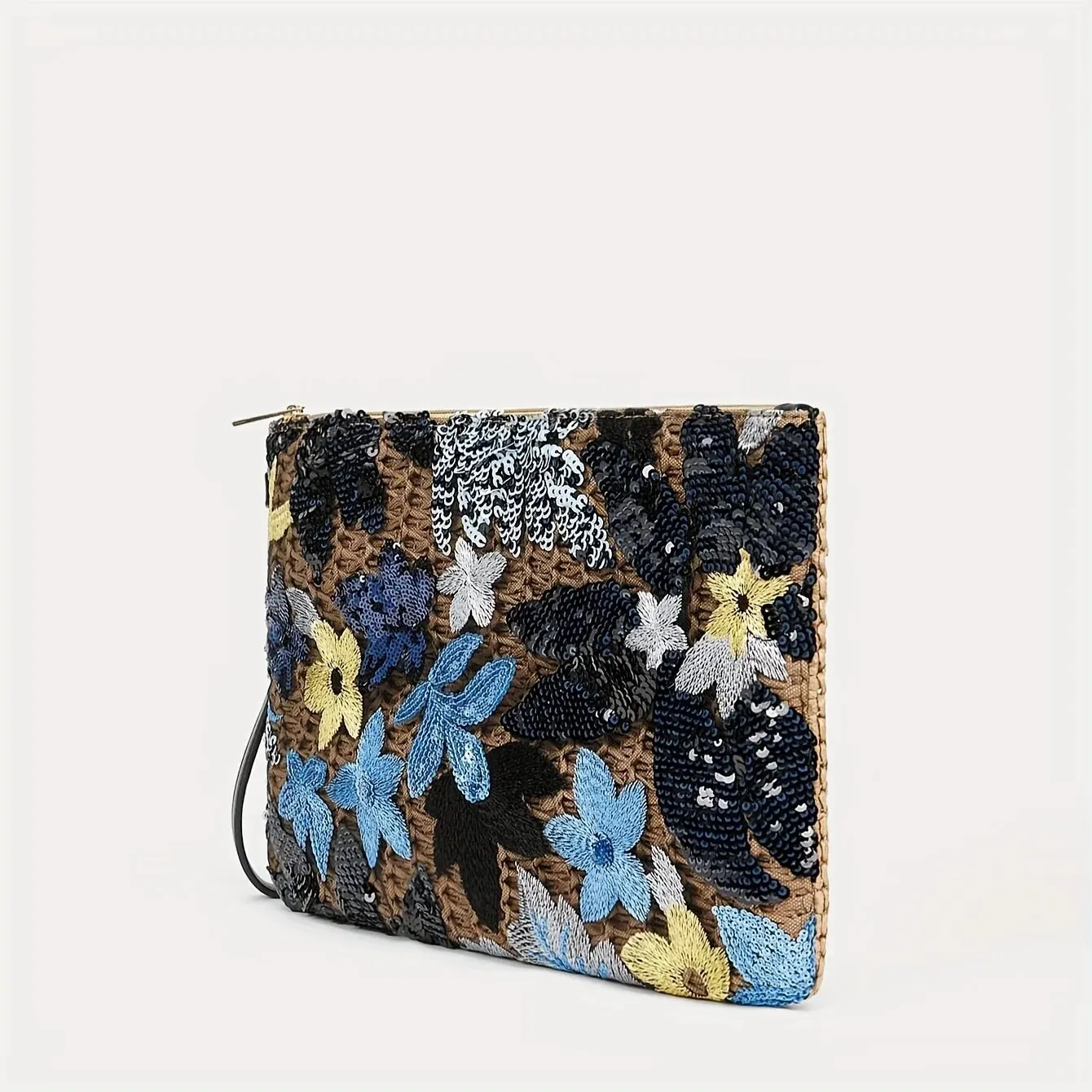 Модная блестящая расшитая бисером трендовая Красочная Сумка-конверт Женский