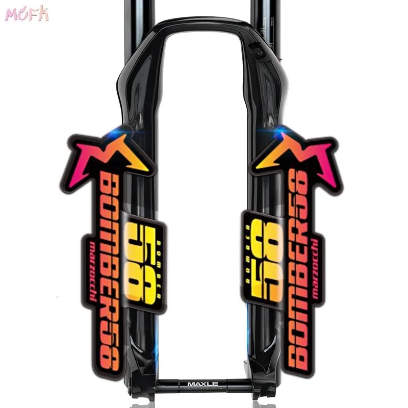 2 шт./набор наклейки на велосипед бомбер