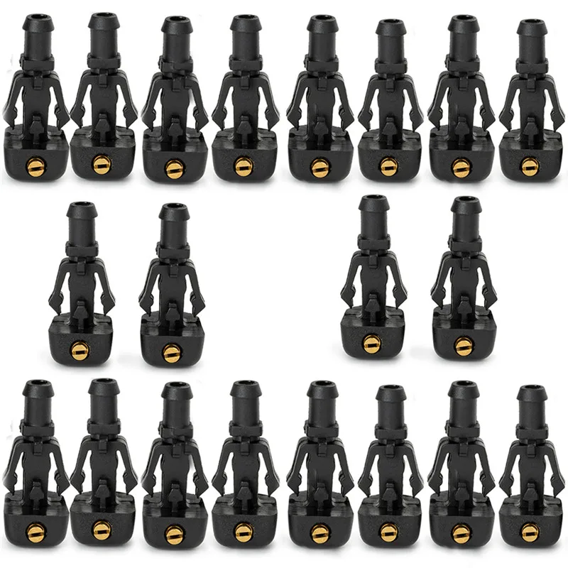 20PCS (10Pairs) Windshield Washer Jet Nozzle 3W7Z-17603-AA For Ford F150 Taurus For Mercury FC4Z17603B 4F9Z17603AA 3W7Z 17603 AA