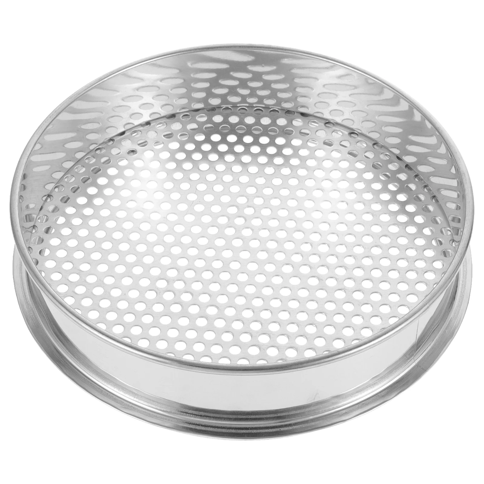 

Soil Screen Stainless Steel Food Sifter Round Hole Beans Grading Sieve Kitchen Pearl Mesh Home Fine