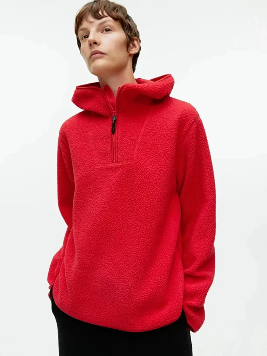 

Autumn and Winter new products loose collar zipper all pure leisure pop young hat