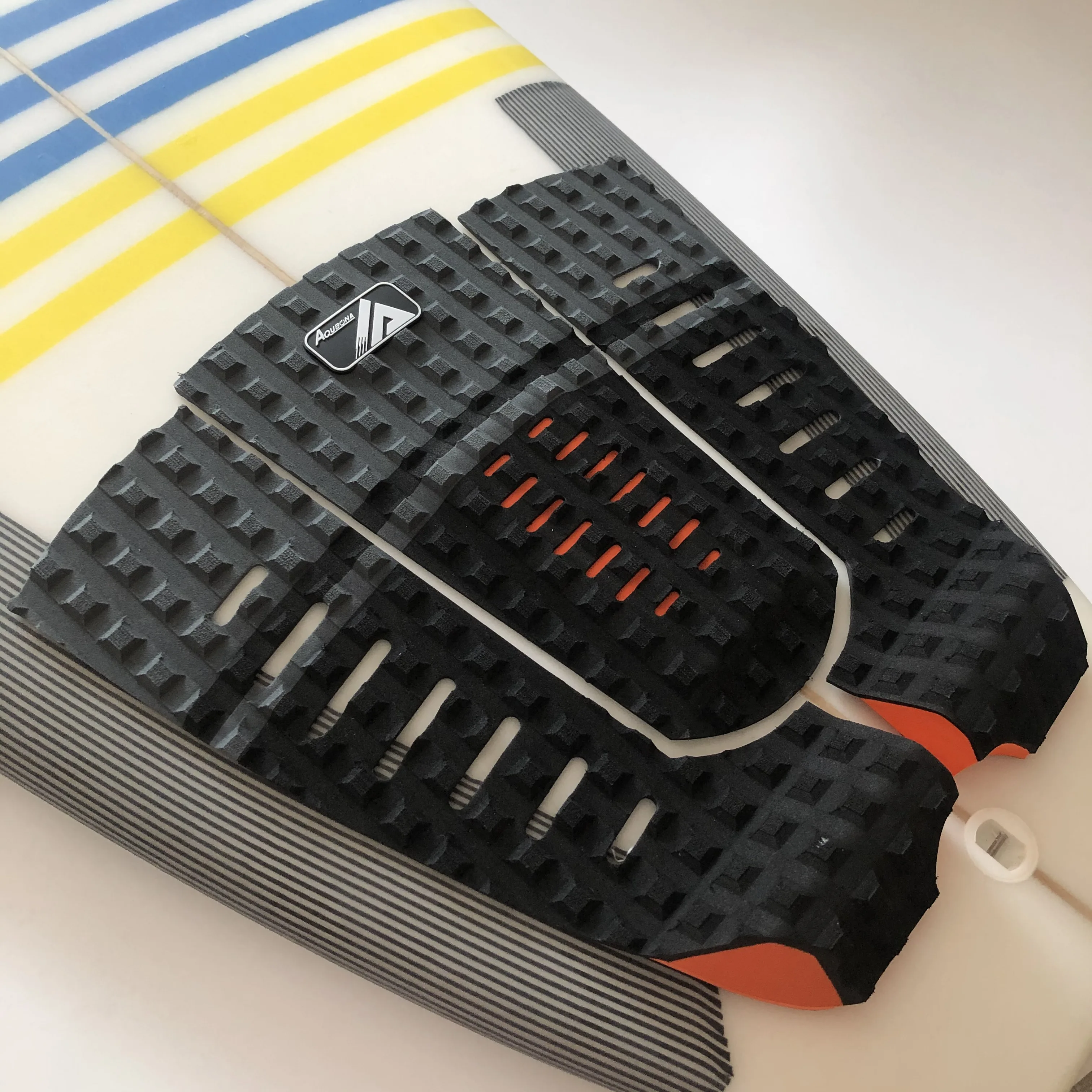 

3 Piece EVA Surfboard Deck Traction Pads with Kicker for Stomp Skimboards, Surf Boards, Funboard, Fish Board