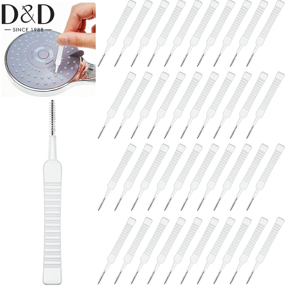 

30/50pcs Shower Head Cleaning Brush Anti-Clogging Shower Nozzle Cleaning Brush Multifunctional Hole Cleaning Brush for Pore