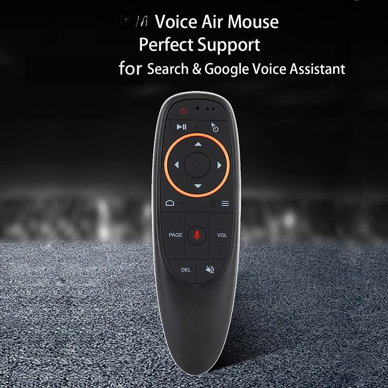 

Air Mouse Voice Control with Gyro Sensing Game 2.4GHz Wireless Smart Remote G10 Pro for X96 H96 MAX A95X F3 Android TV Box