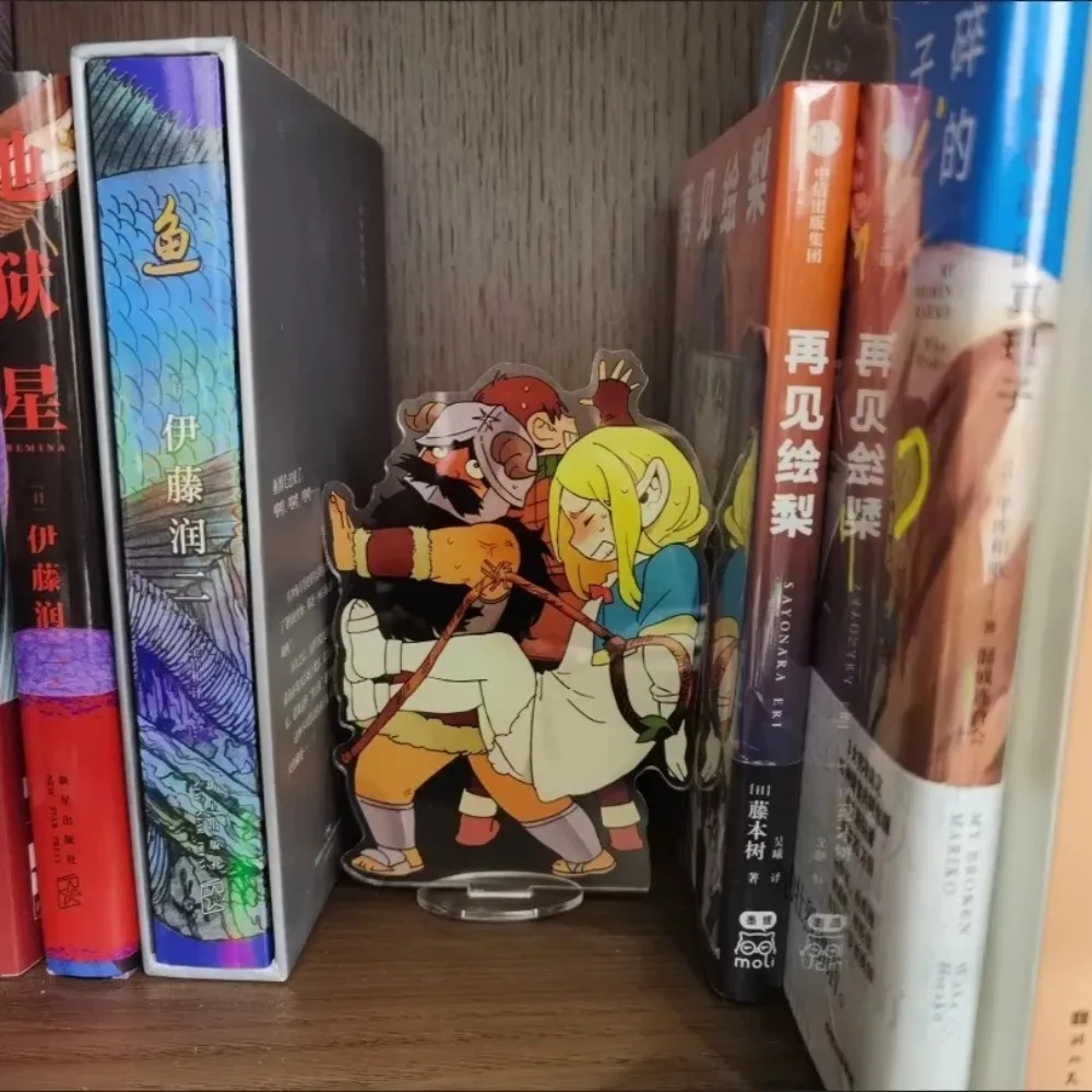 Фото Вкусный в Dungeon акриловая фигурка-подставка Senshi Marcille аниме периферийные устройства милый мультфильм нежный акриловый настольный орнамент №2