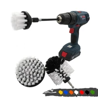 23 545 white electric cleaning brush automobile rim brush car polisher bathroom cleaning kit with kitchen cleaning tools