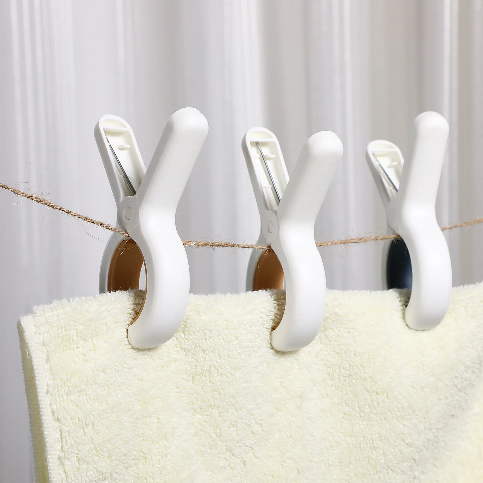 

Heavy Duty Clothes Pin Quilt Clip Drying Chaise Lounge Beach Chair Clips Towels
